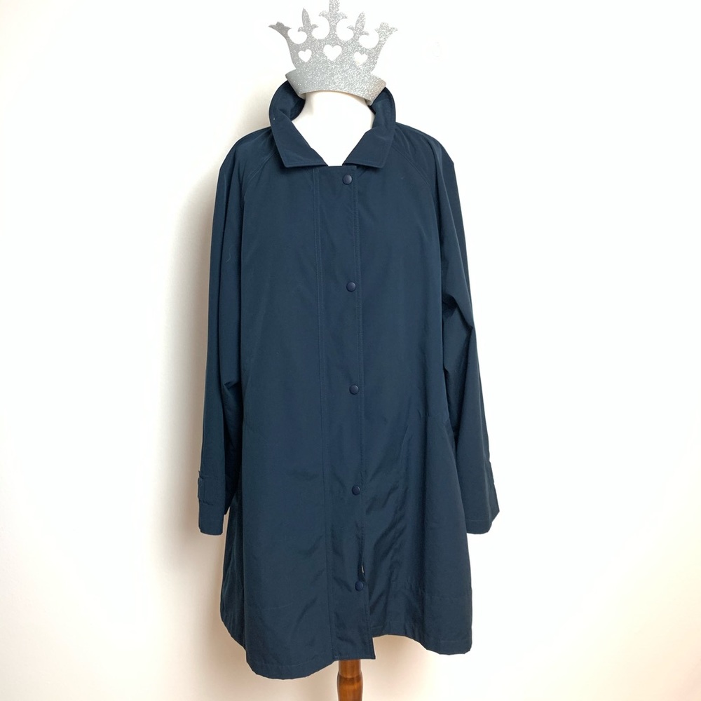 LL Bean Navy Raincoat Size 2xl